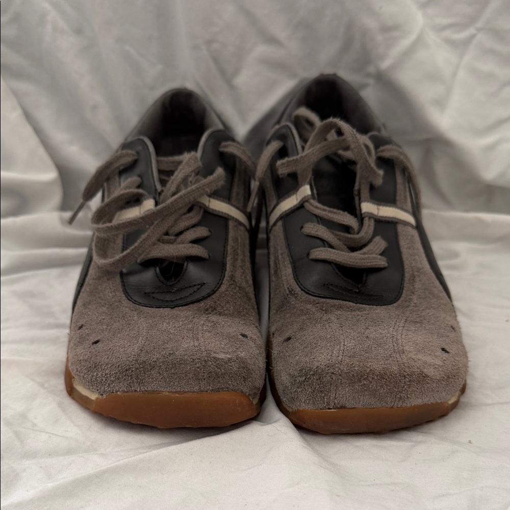 Diesel Gray and Black Sneakers